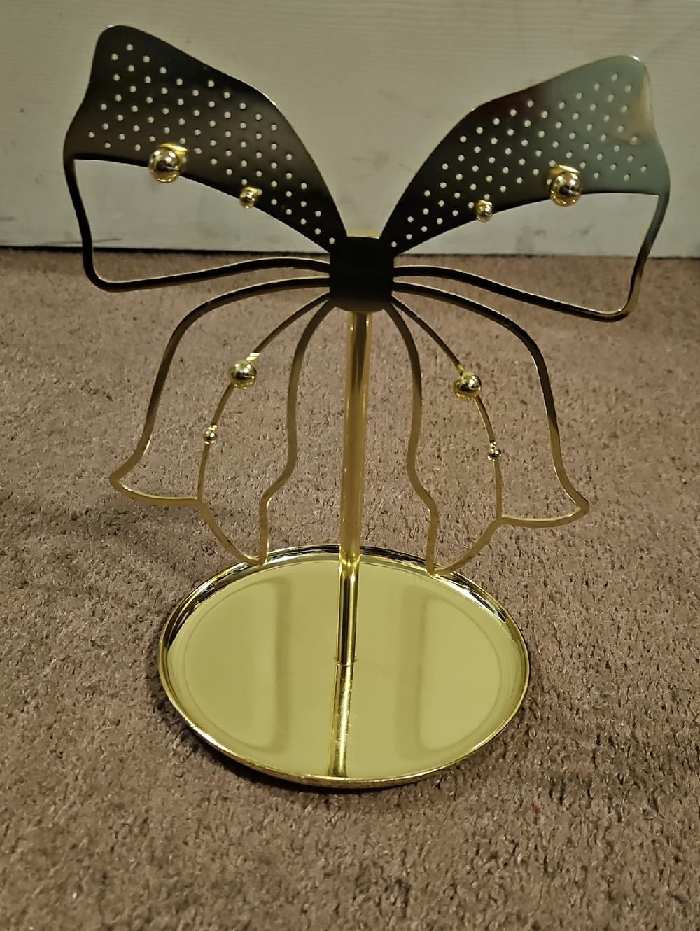 Gold Butterfly Jewelry Stand Organizer